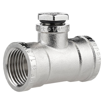 Тройник под манометр 1/2" х 1/4" х 1/2" в/в/в MPF