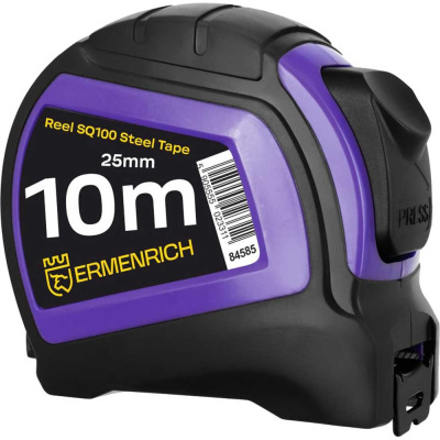 Рулетка Ermenrich (Эрменрих) Reel SQ100, фиолетовый