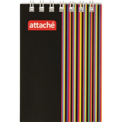 Блокнот ATTACHE спираль А7 40л. клетка офис 180шт/уп. (БК)