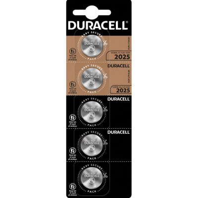 Батарейка Duracell Lithium CR2025 BL5 литиевая
