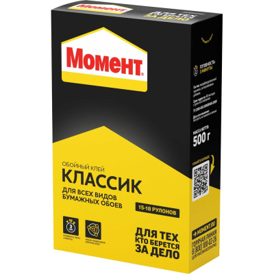 Клей для обоев МОМЕНТ 765166 классик 500 г