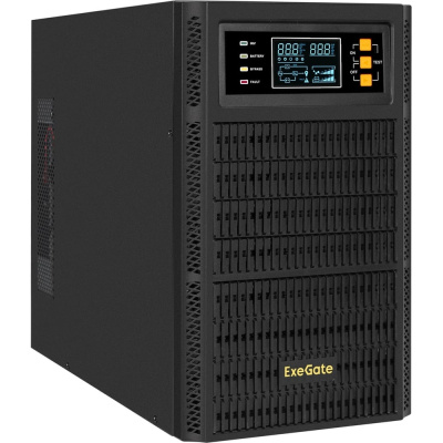 Источник бесперебойного питания ExeGate On-line PowerExpert TL-3000.96V.LCD.AVR.3SH.USB.RS232.SNMP 3000VA/3000W