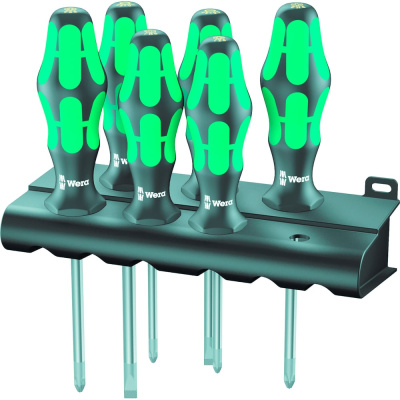 Набор отверток WERA 335/350/355/6 SATZ 6TLG
