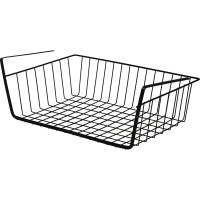 Корзинка навесная полочная Mallony L’ordine Nero, 40x24,5x14 см