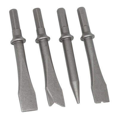 Набор коротких зубил PIT‑22230 для пневмозубил, 4 шт., PI TOOLS 9259