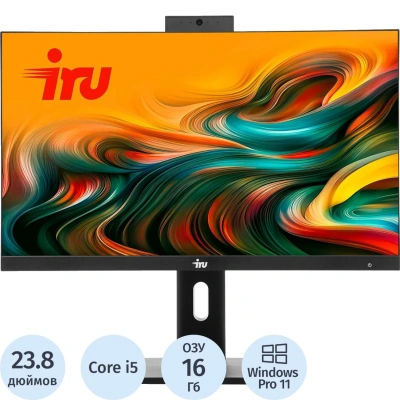 Моноблок IRU Tactio 23IP (2176000)23.8/FHD/i5 12400/16/SSD512/UHDG 730/W11P