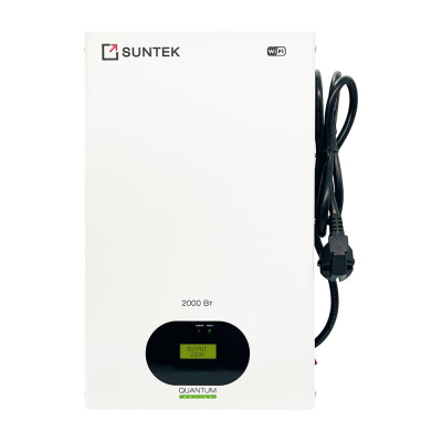 Стабилизатор напряжения инверторный SUNTEK QUANTUM WI-FI 2000 ВА, 90-310 В IN-2000 WI
