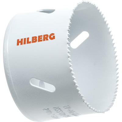 Коронка биметаллическая по металлу Hilberg 68мм, мелкий зуб, Bi-Metal Cobalt 8 (М42), CMS068