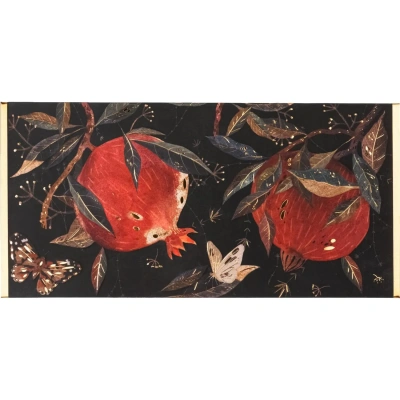Конверт подарочный флора.гранат, 19 x 9.3 см, 2-822/02