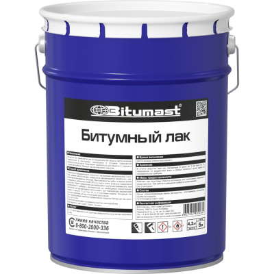 Битумный лак, 5 л Bitumast