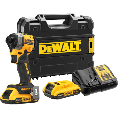 Аккумуляторный шуруповерт Dewalt DCF850D2T, 18 В, 206 Нм, 3800 уд/мин, с 2 АКБ 2 Ач и ЗУ, в кейсе TSTAK