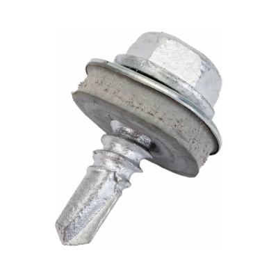 Самосверлящий винт Fasty sd3 c шайбой, 4.8x16 мм, Magnisilver