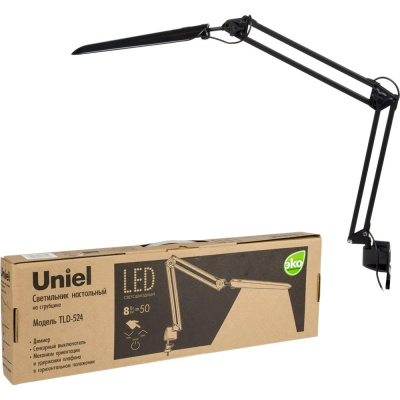 Настольный светильник Uniel TLD-524 Black