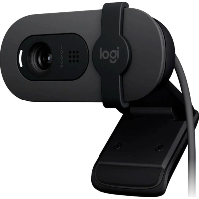Веб-камера Logitech BRIO 100, FHD, Graphite (960-001585)