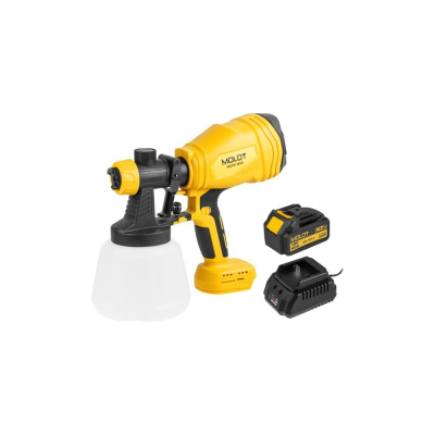 Краскораспылитель аккумуляторный MOLOT MCPS 1810 XLT Lite SET