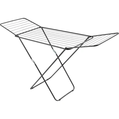 Сушилка Metaltex Vulcano Black, д/белья,18 м,180/106x55x100