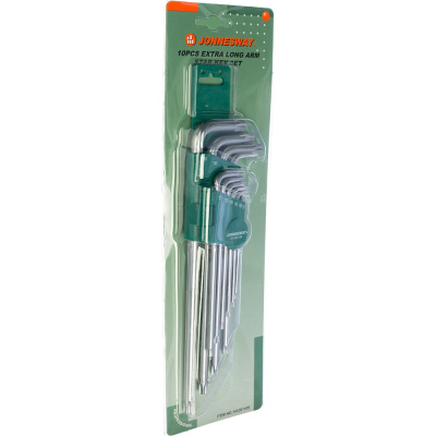 Комплект угловых ключей Jonnesway TORX EXTRA LONG