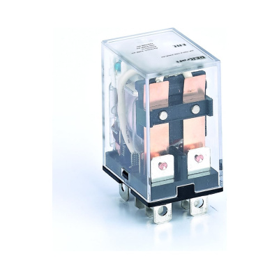 Промежуточное реле Dekraft ПР-102, 2 конт., LED, 10 А, 110 В, тип AC