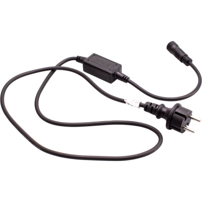 Провод питания для гирлянд Uniel UCX-F90 P/1.5M/BK