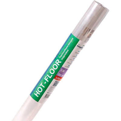 Теплосберегающая подложка Megaflex Hot-Floor (100 мкр, 50м2)