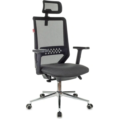Кресло VB_EChair 663 TC-H/SL черный TW-01 38-418 сетка/ткань