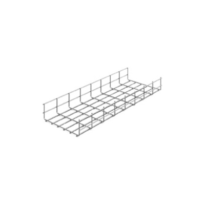 Проволочный лоток OSTEC 100x35x3000, толщина 3,5 мм, гальванический цинк ПЛМ-100х35х3000-3,5-ЭЦ