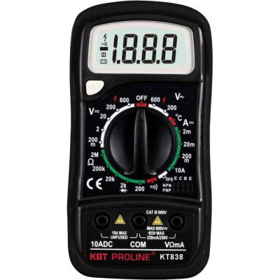 Цифровой мультиметр КВТ KT 838 PROLINE