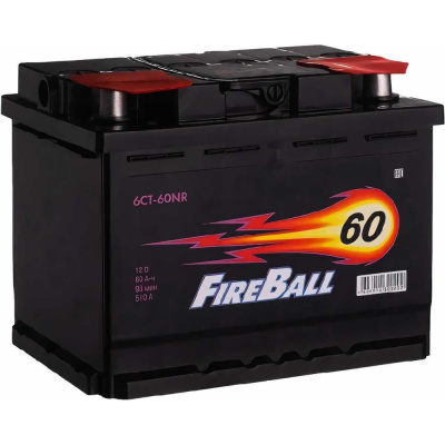 Аккумулятор FIRE BALL 6ст 60 NR, 510 А CCA