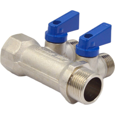 Коллекторы с шаровыми клапанами Okseler 3/4x1/2НР, 2 выхода