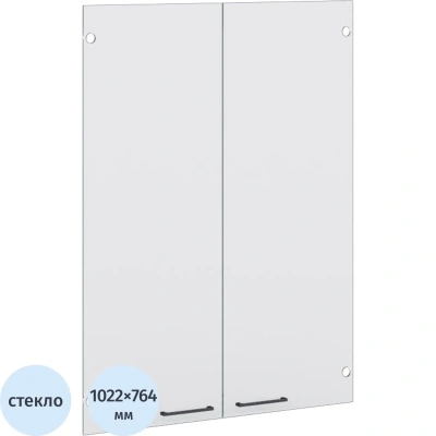 Двери стеклянные К-Loft 2 шт. 241H007 764х1022