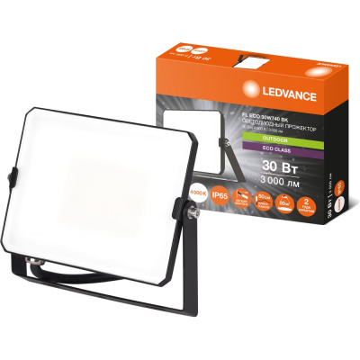 Прожектор светодиодный LEDVANCE FL ECO 30W740 BK 24x1 G4RU LEDV
