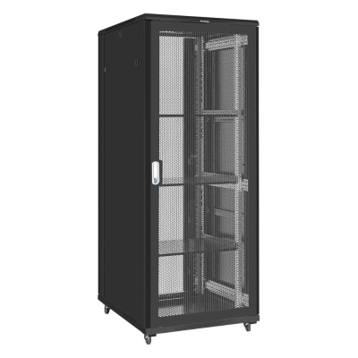 Шкаф телекоммуникационный ExeGate 19 напольный 42U EC-FS-42U.800.1000.V.V.BLACK 19”, 42U, 800x1000x2054mm ШхГхВ