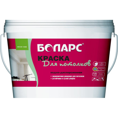 Краска БОЛАРС для потолков 2100, 3.0 кг