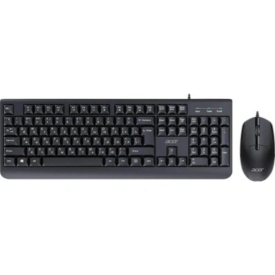 Набор клавиатура+мышь Acer OCC400,черный USB (ZL.ACCCC.015)