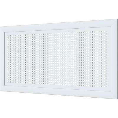 Декоративный экран для радиаторов и батарей Cosca Decor Модерн 600x1200 мм, белый, квадро 10-20, с рамкой