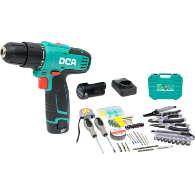 Аккумуляторная дрель шуруповерт DCA ADJZ1202i 18691074