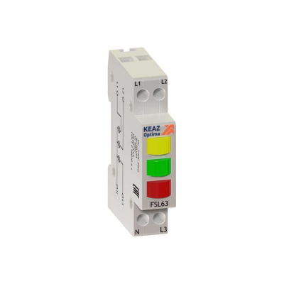 Световой индикатор фаз КЭАЗ OptiDin FSL63 230A УХЛ3