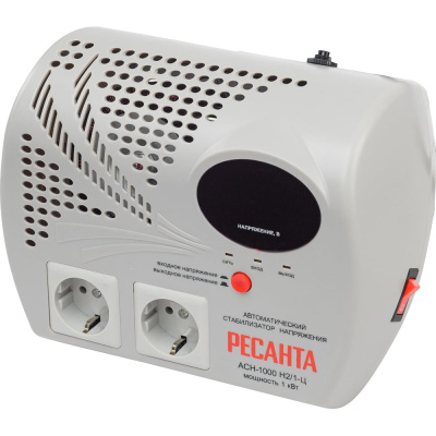 Стабилизатор напряжения Ресанта LUX АСН-1000Н2/1Ц — это компактная