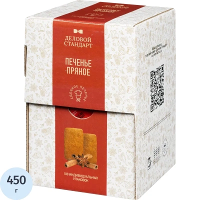 Печенье Деловой стандарт с пряностями (инд.упаковка), 4,5гх100шт/уп