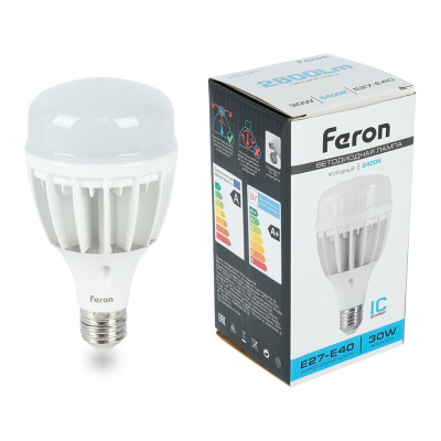 Светодиодная лампа 30W 230V E27 6400K Feron LB-65