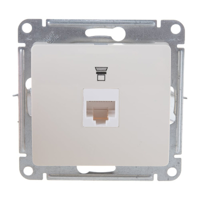 Одноместный механизм компьютерной розетки Systeme Electric Glossa GSL000281K