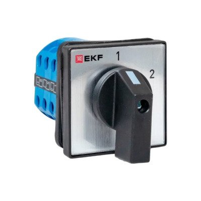 Переключатель кулачковый EKF ПК-1-53 10А 3P «1-2» IP65