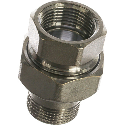 Сгон Giacomini прямой, НВ, 3/4", 3/4", латунь, хромированный