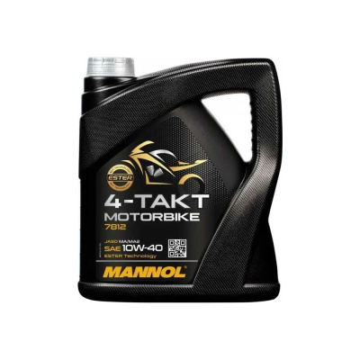 Синтетическое моторное масло для мотоциклов MANNOL 4-TAKT MOTORBIKE