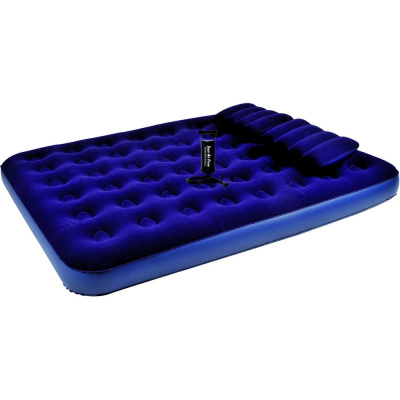 Кровать RELAX FLOCKED AIR BED QUEEN WITH 2 PILLOWS&HANDPUMP