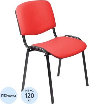 Стул БМФ Easy Chair Rio(ИЗО) черн, к/з красный Z29