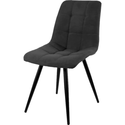 Стул FORM HN BLACK (BOX-4) RU SORO-95 темно-серый/ черный