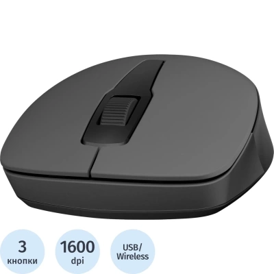 Мышь компьютерная HP беспров. 150 Wireless черный (2S9L1AA)