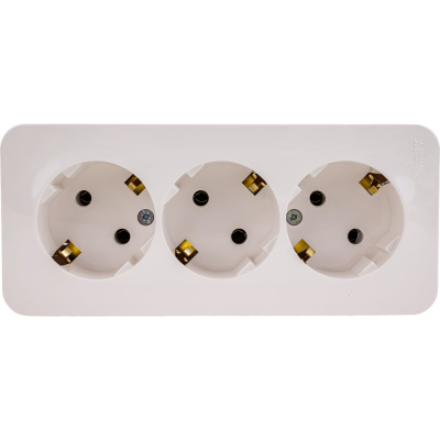Тройная розетка Systeme Electric BLANCA BLNRA010312