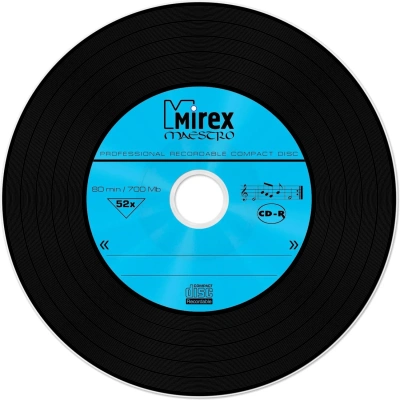 Носители информации CD-R, 52x, Mirex Maestro, Slim/5, UL120120A8F